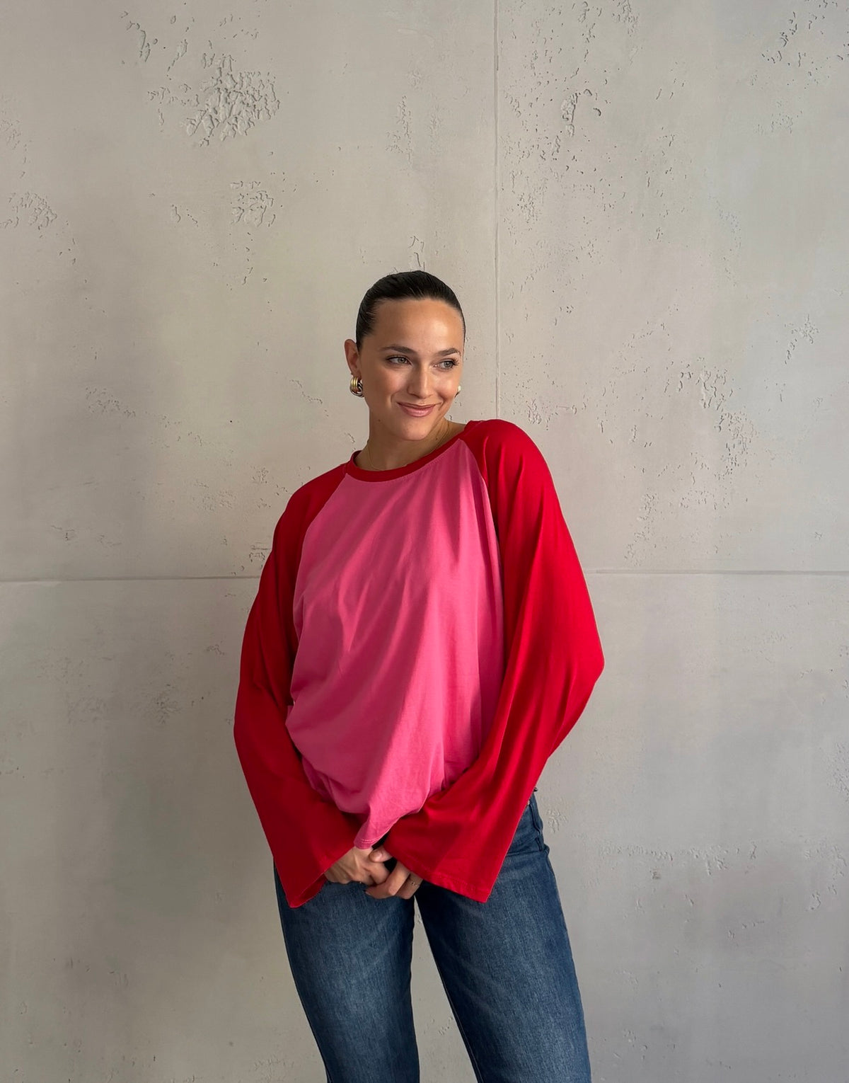Longsleeve mit Kontrastärmeln