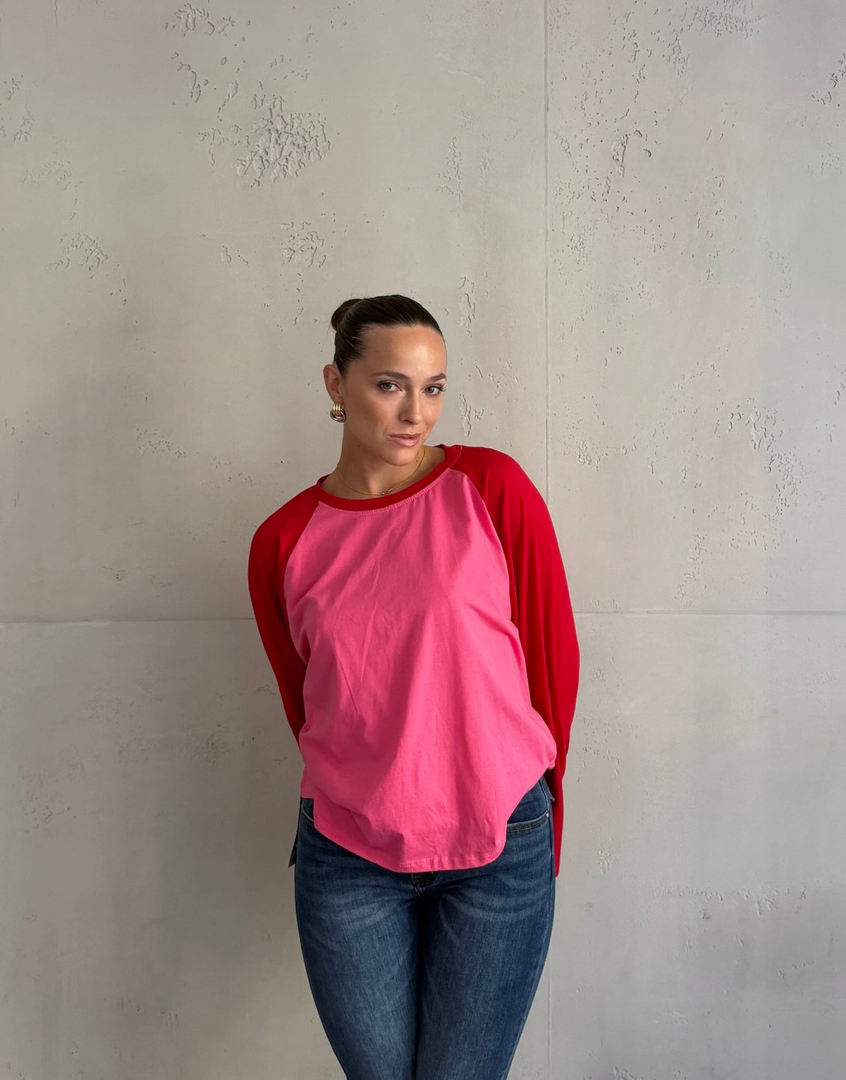 Longsleeve mit Kontrastärmeln