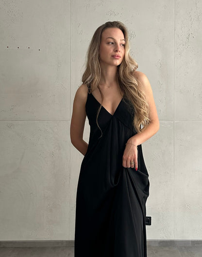 Maxi Viskose Kleid