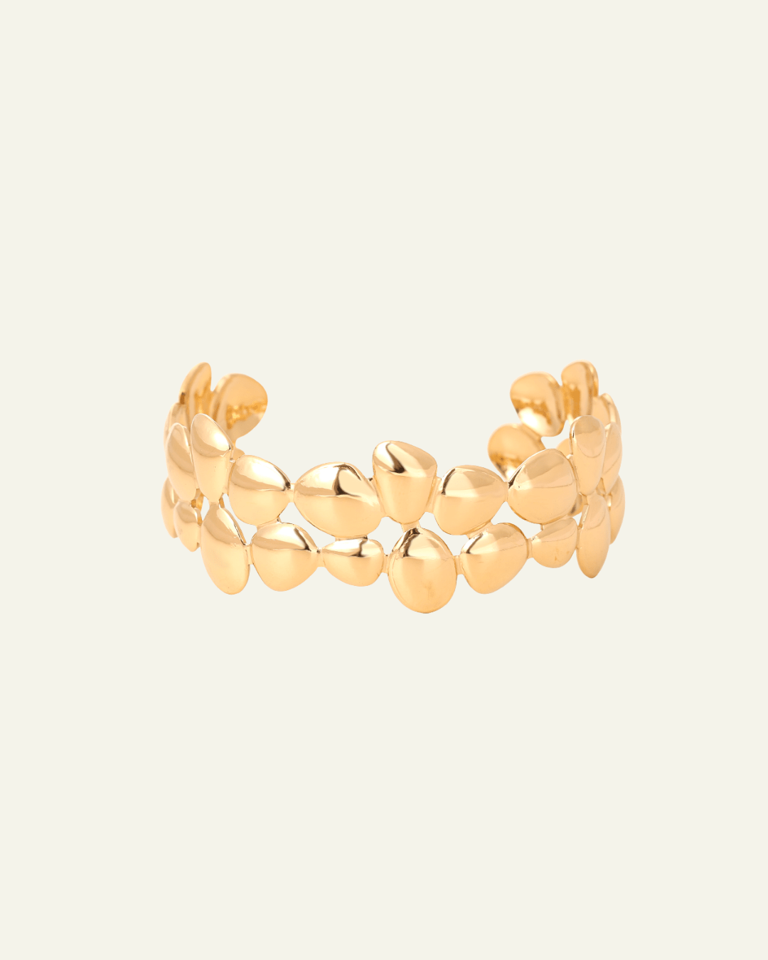 Adjustable Bracelet – Edelstahl, Gold, Glitzersteine - Switch-Fashion