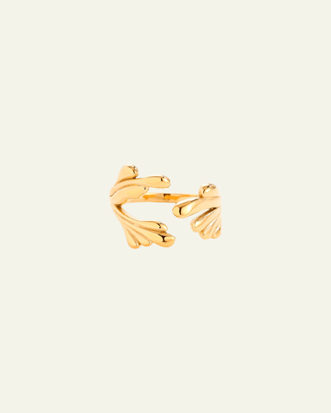 Adjustable Ring – Edelstahl, Gold, One Size - Switch-Fashion