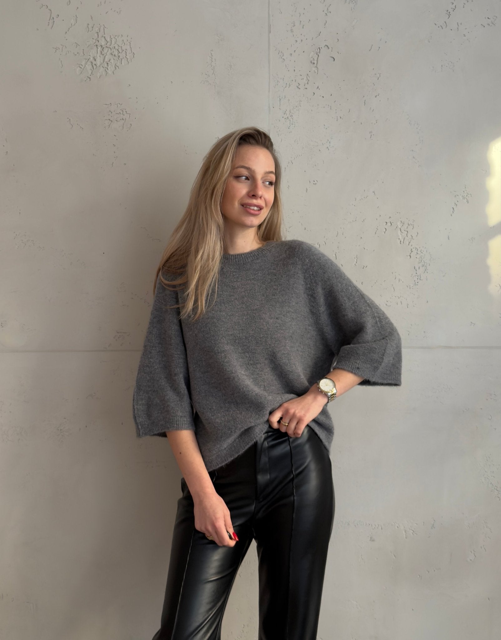 Alpaka Pullover mit 3/4 Arm - Switch - Fashion