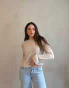 Alpaka Pullover mit Rüschen - Ärmel - Switch - Fashion