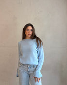 Alpaka Pullover mit Rüschen - Ärmel - Switch - Fashion