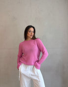 Alpaka Pullover mit Rüschen - Ärmel - Switch - Fashion