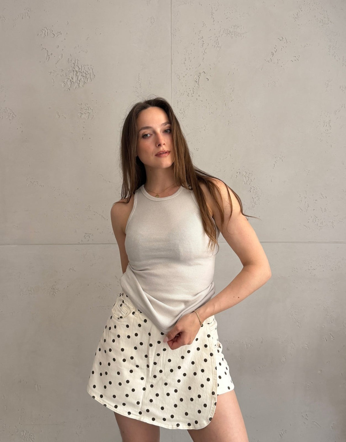 Basic Ripp Top aus Baumwolle - Switch - Fashion