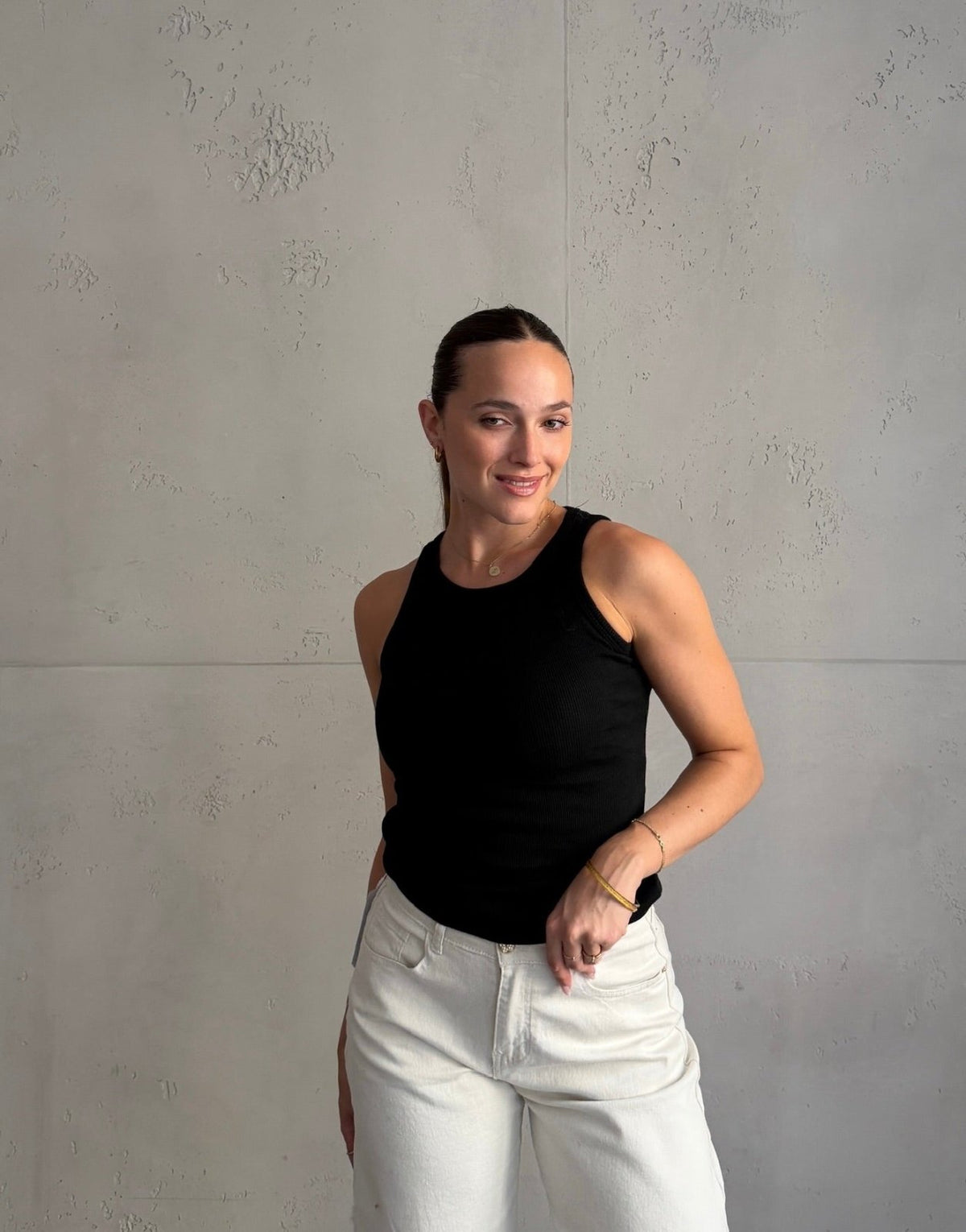 Basic Ripp Top aus Baumwolle - Switch-Fashion
