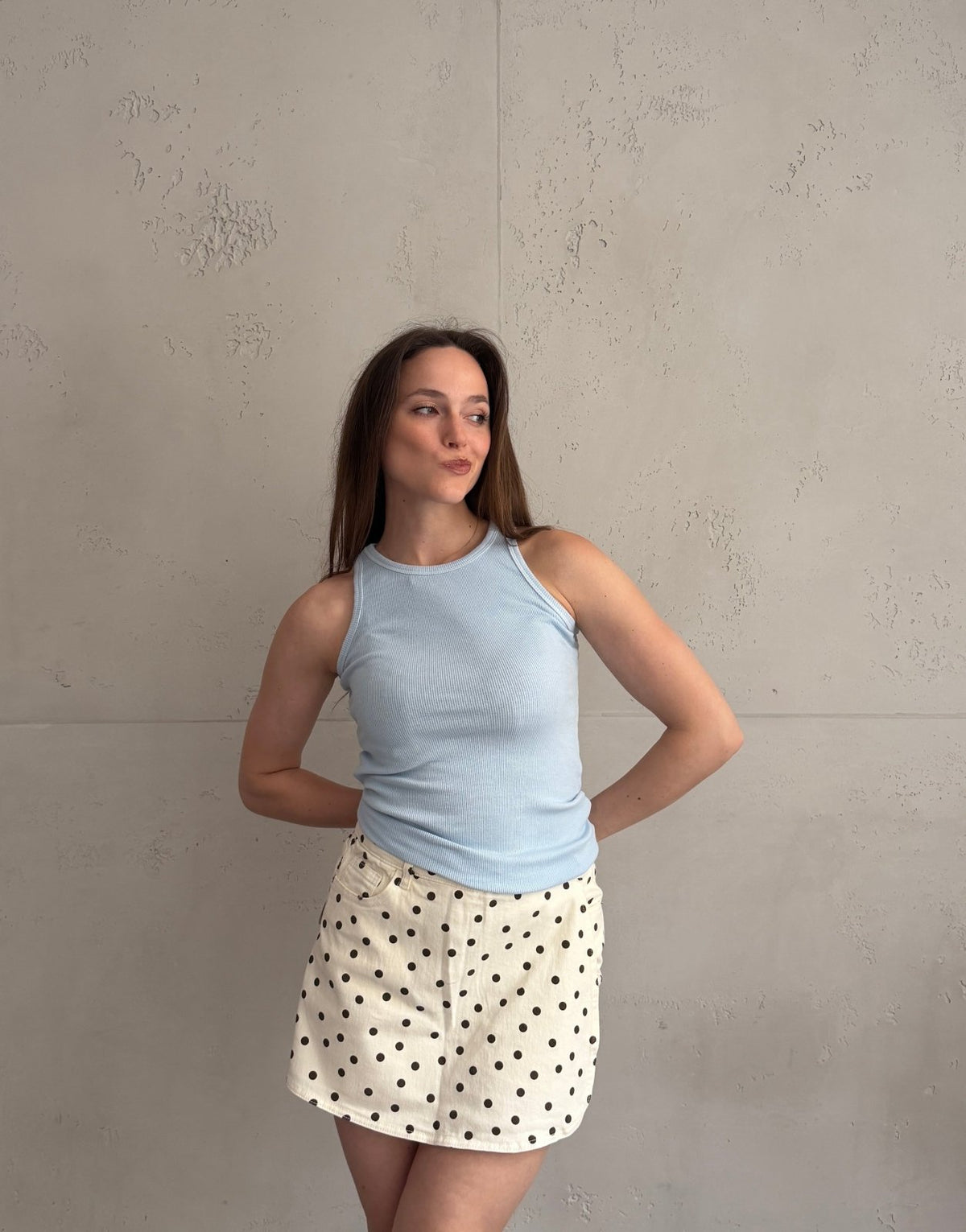 Basic Ripp Top aus Baumwolle - Switch - Fashion