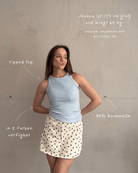 Basic Ripp Top aus Baumwolle - Switch - Fashion