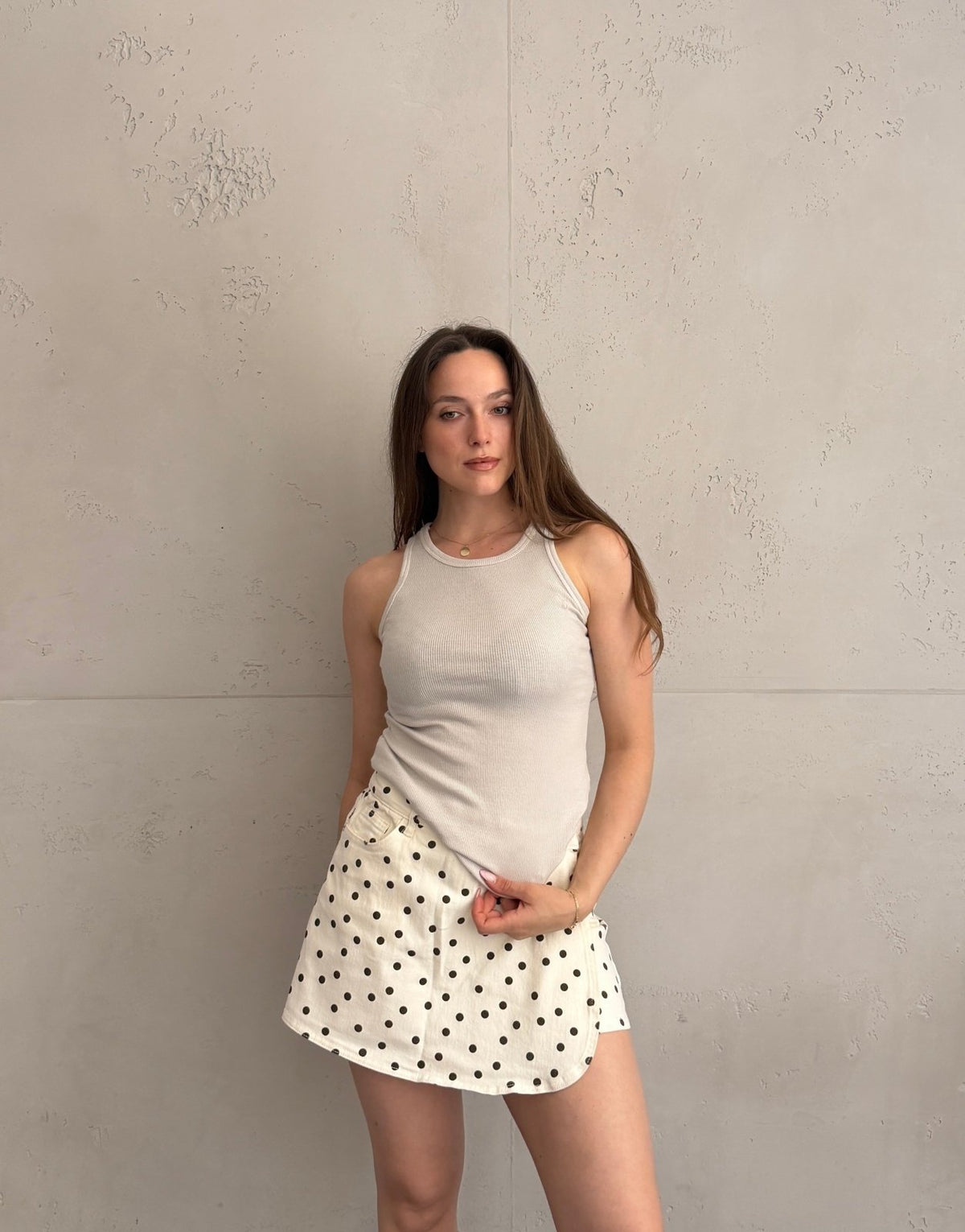 Basic Ripp Top aus Baumwolle - Switch - Fashion