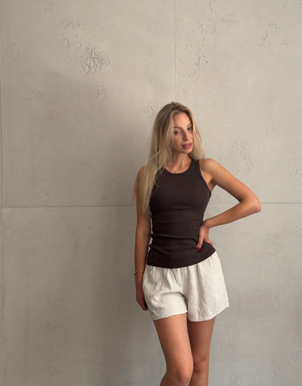 Basic Ripp Top aus Baumwolle - Switch-Fashion