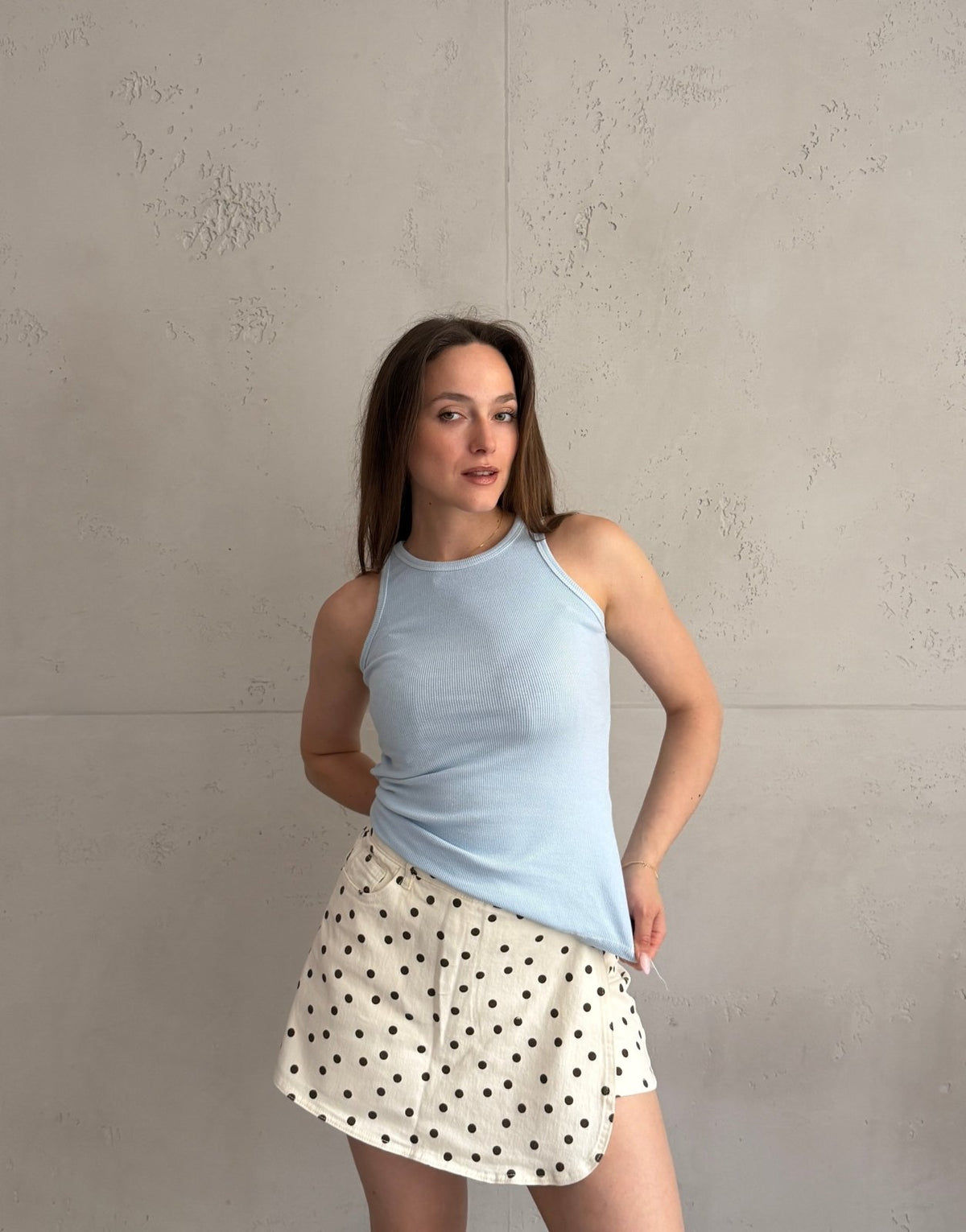 Basic Ripp Top aus Baumwolle - Switch - Fashion