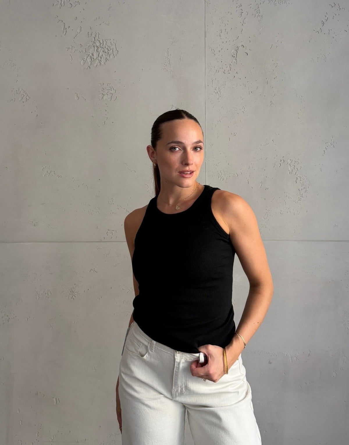 Basic Ripp Top aus Baumwolle - Switch-Fashion