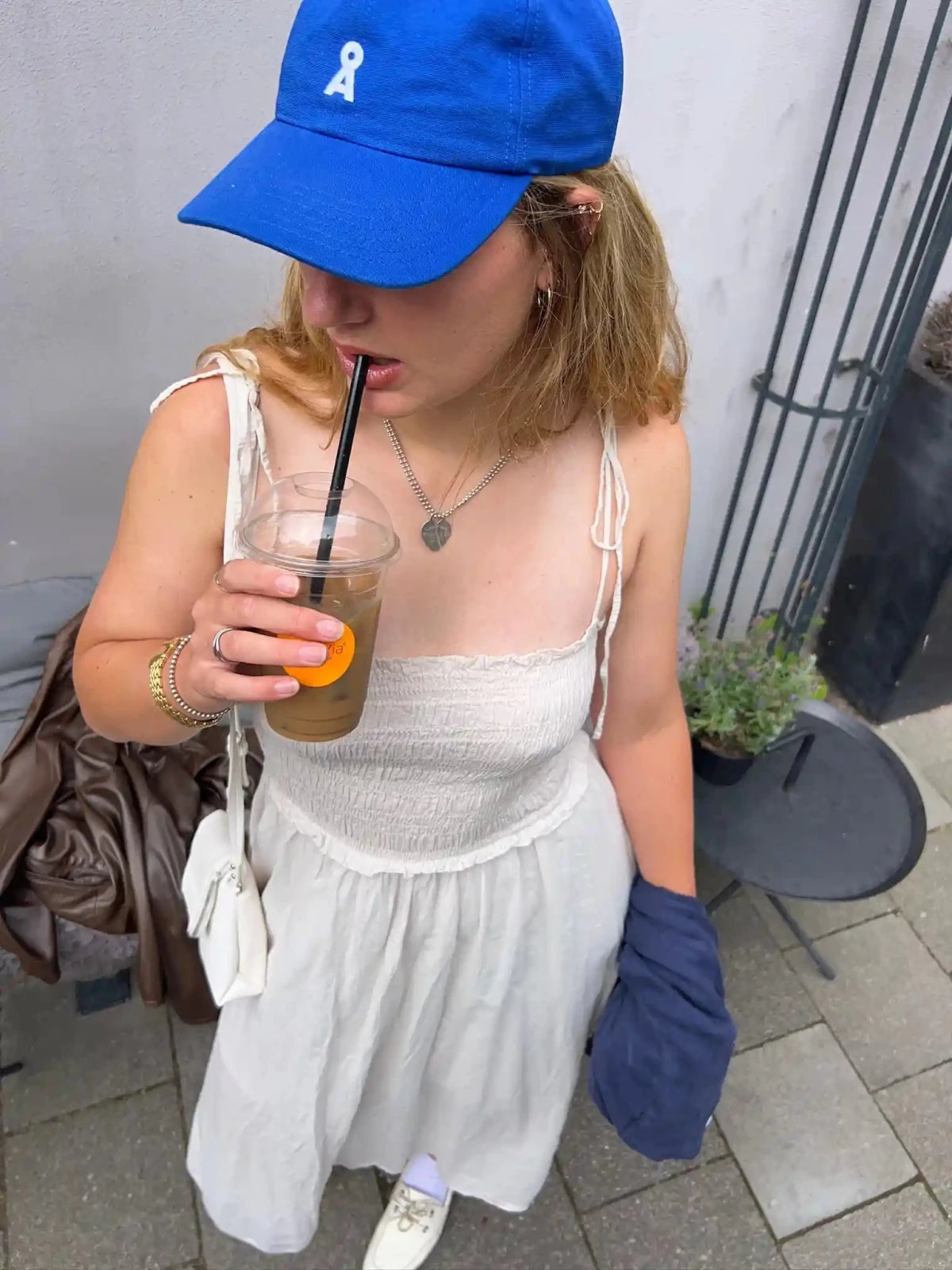 Baumwoll Maxikleid mit Bindeträgern – Der Gummizug macht den Unterschied - Switch-Fashion
