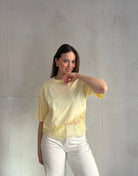 Baumwoll - Shirt mit asymmetrischer Spitze - Switch - Fashion