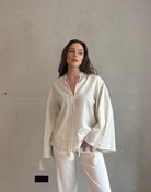 Boho Leinenbluse - Switch - Fashion