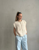 Bouclé Pullunder mit Taschen - Switch - Fashion