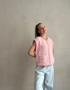 Bouclé Pullunder mit Taschen - Switch - Fashion