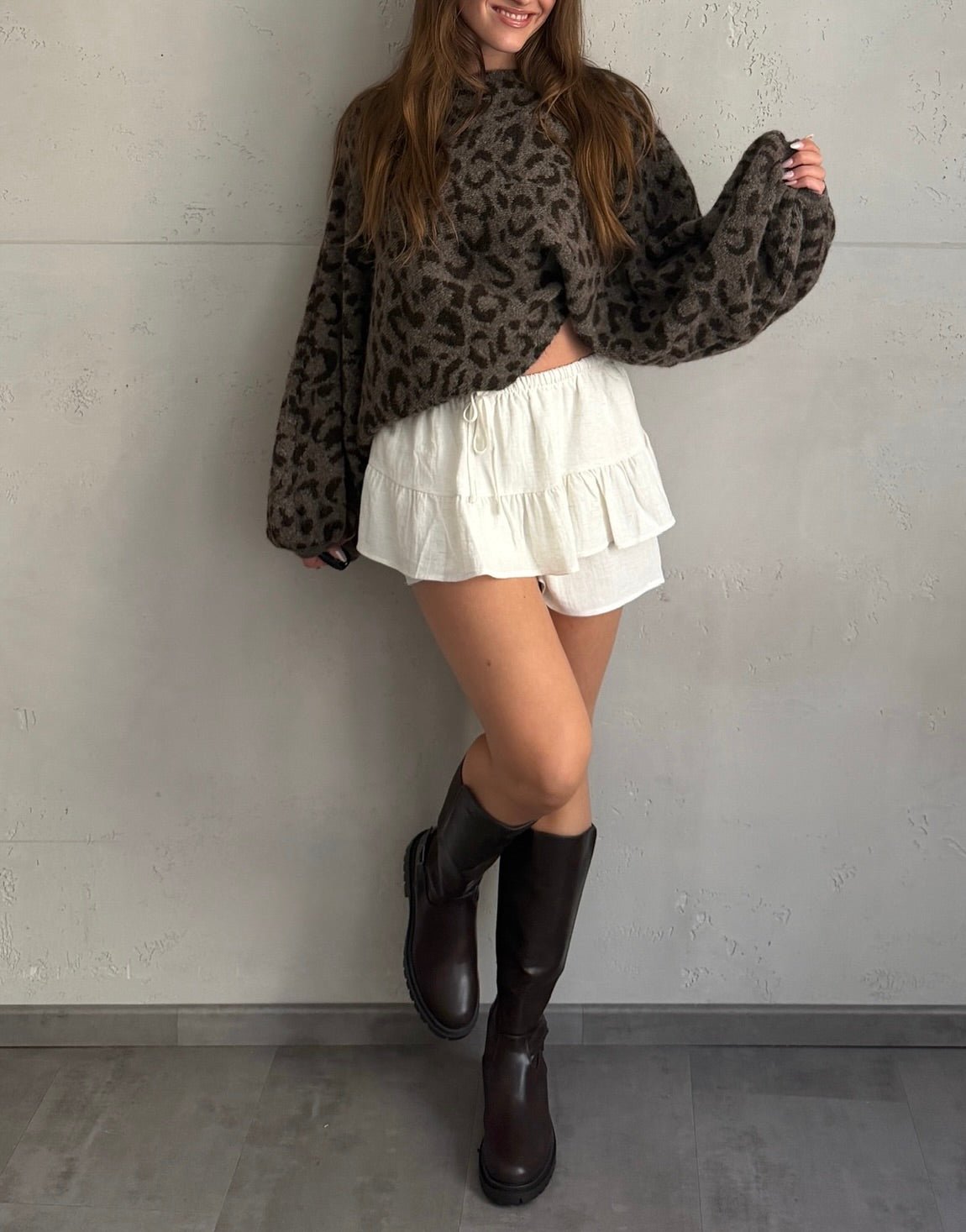 Braune Stiefel im Reiterstiefel-Design - Switch-Fashion