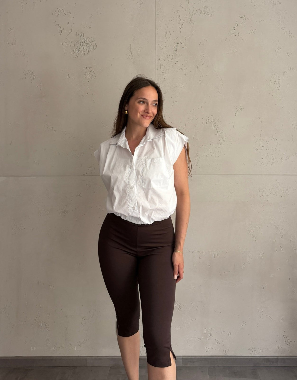 Capri Leggings aus Baumwolle - Switch-Fashion