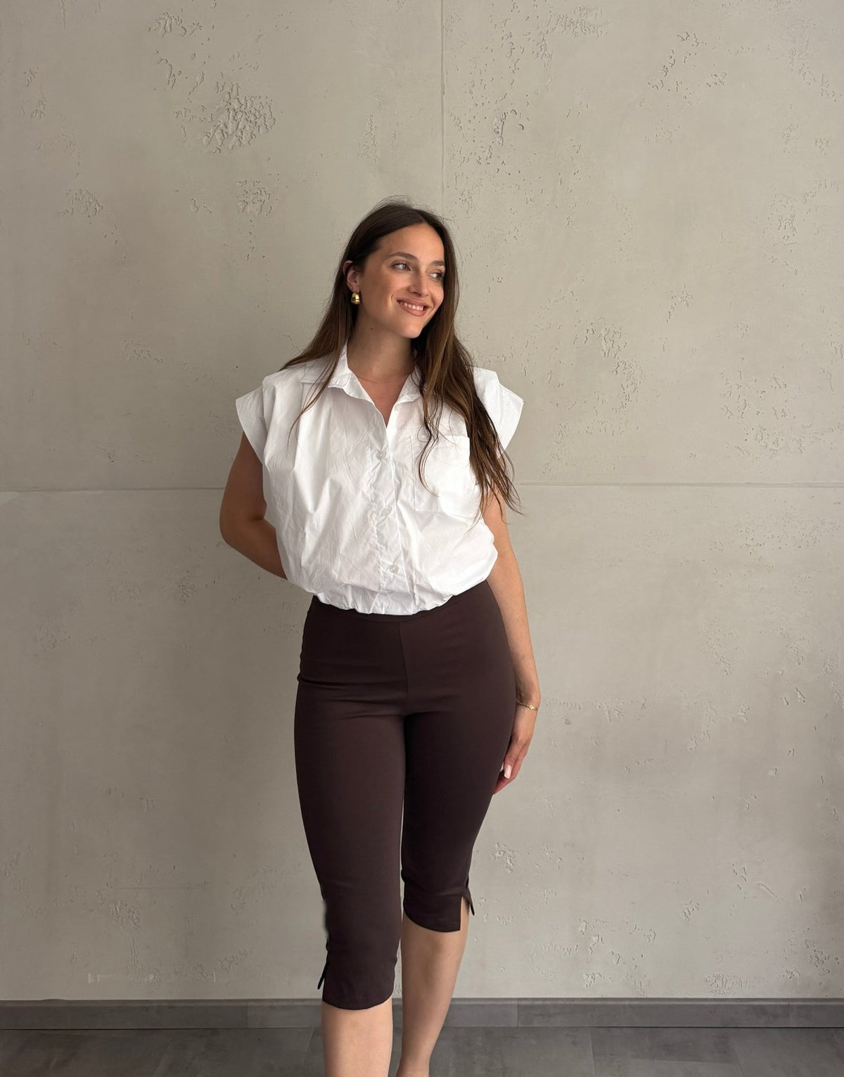 Capri Leggings aus Baumwolle - Switch-Fashion