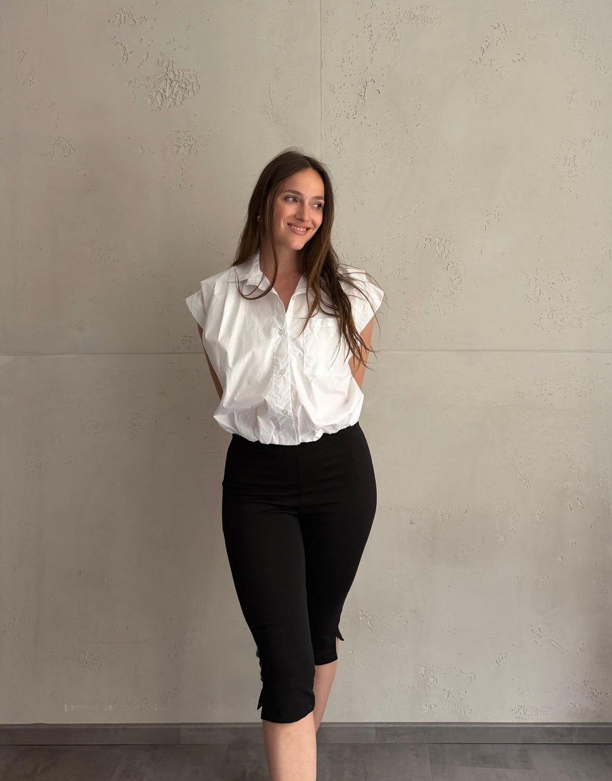 Capri Leggings aus Baumwolle - Switch-Fashion