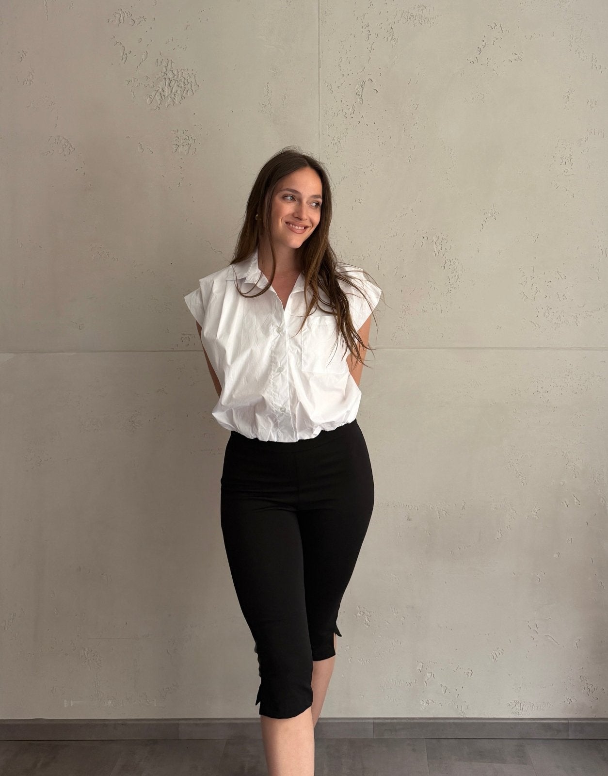 Capri Leggings aus Baumwolle - Switch-Fashion
