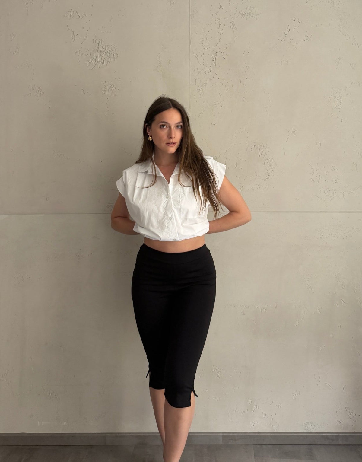 Capri Leggings aus Baumwolle - Switch-Fashion