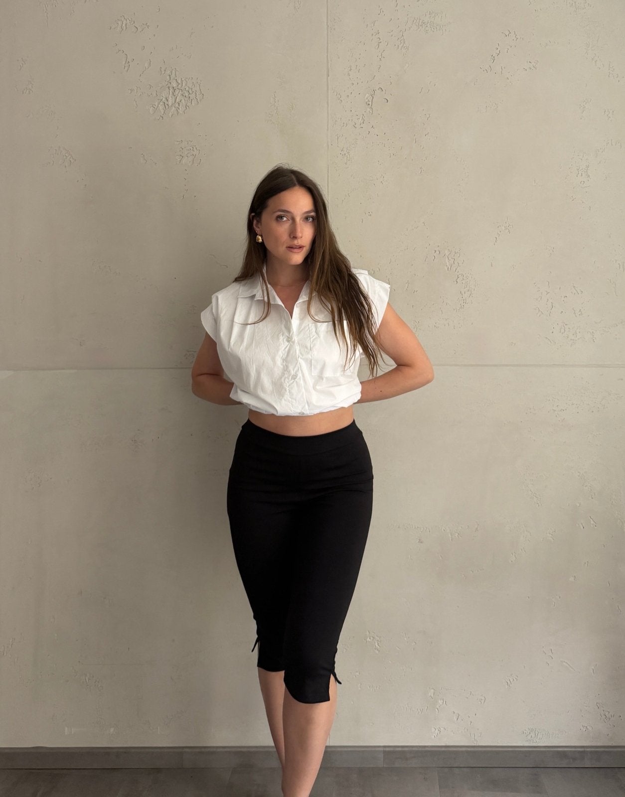 Capri Leggings aus Baumwolle - Switch-Fashion