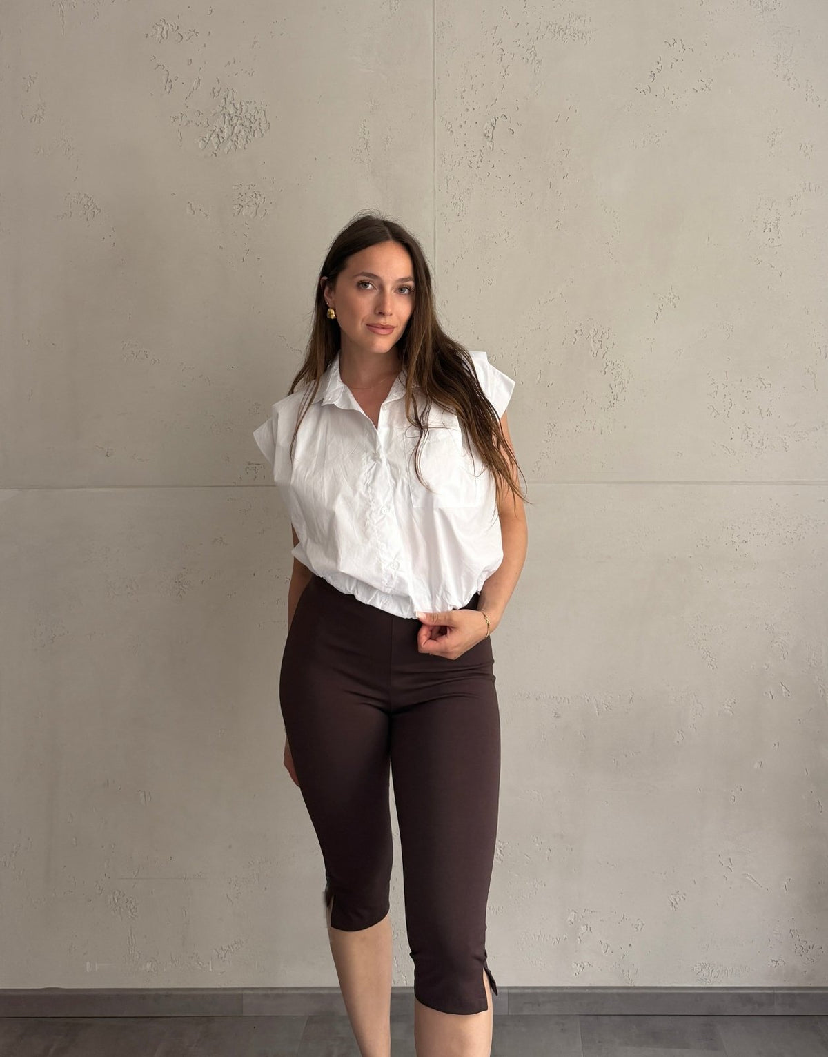 Capri Leggings aus Baumwolle - Switch-Fashion