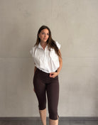 Capri Leggings aus Baumwolle - Switch-Fashion