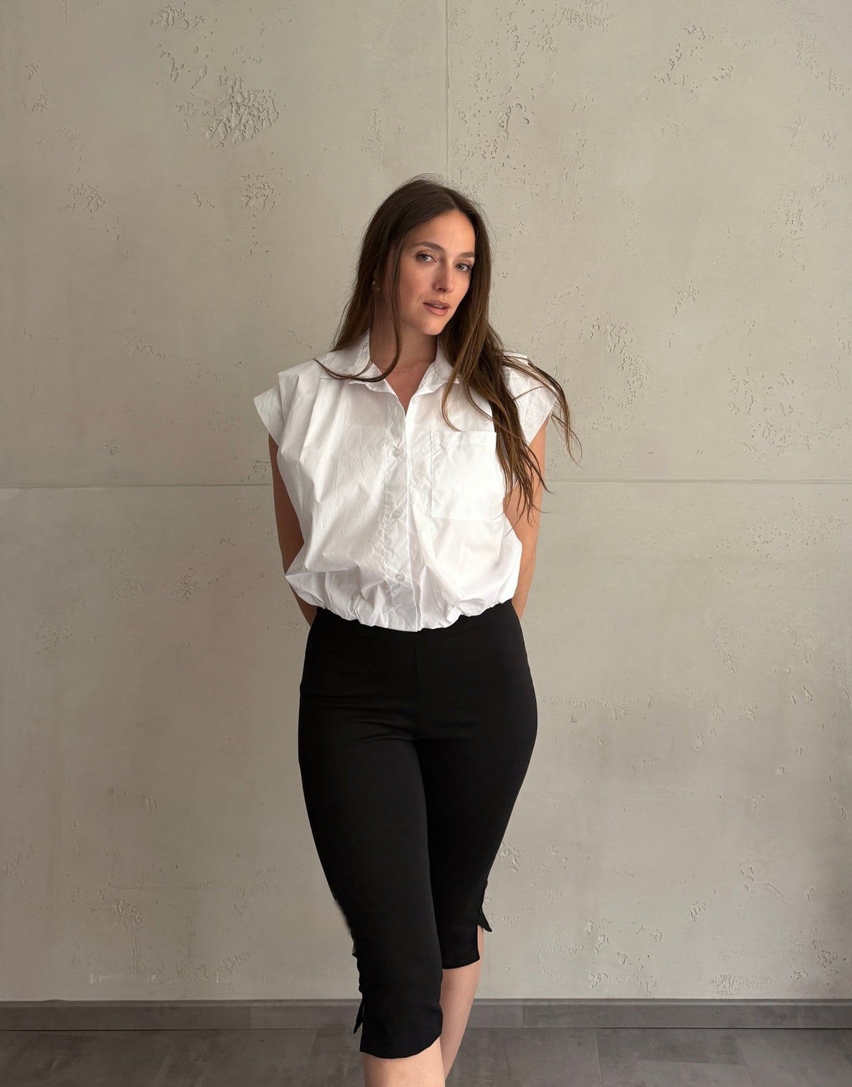 Capri Leggings aus Baumwolle - Switch-Fashion