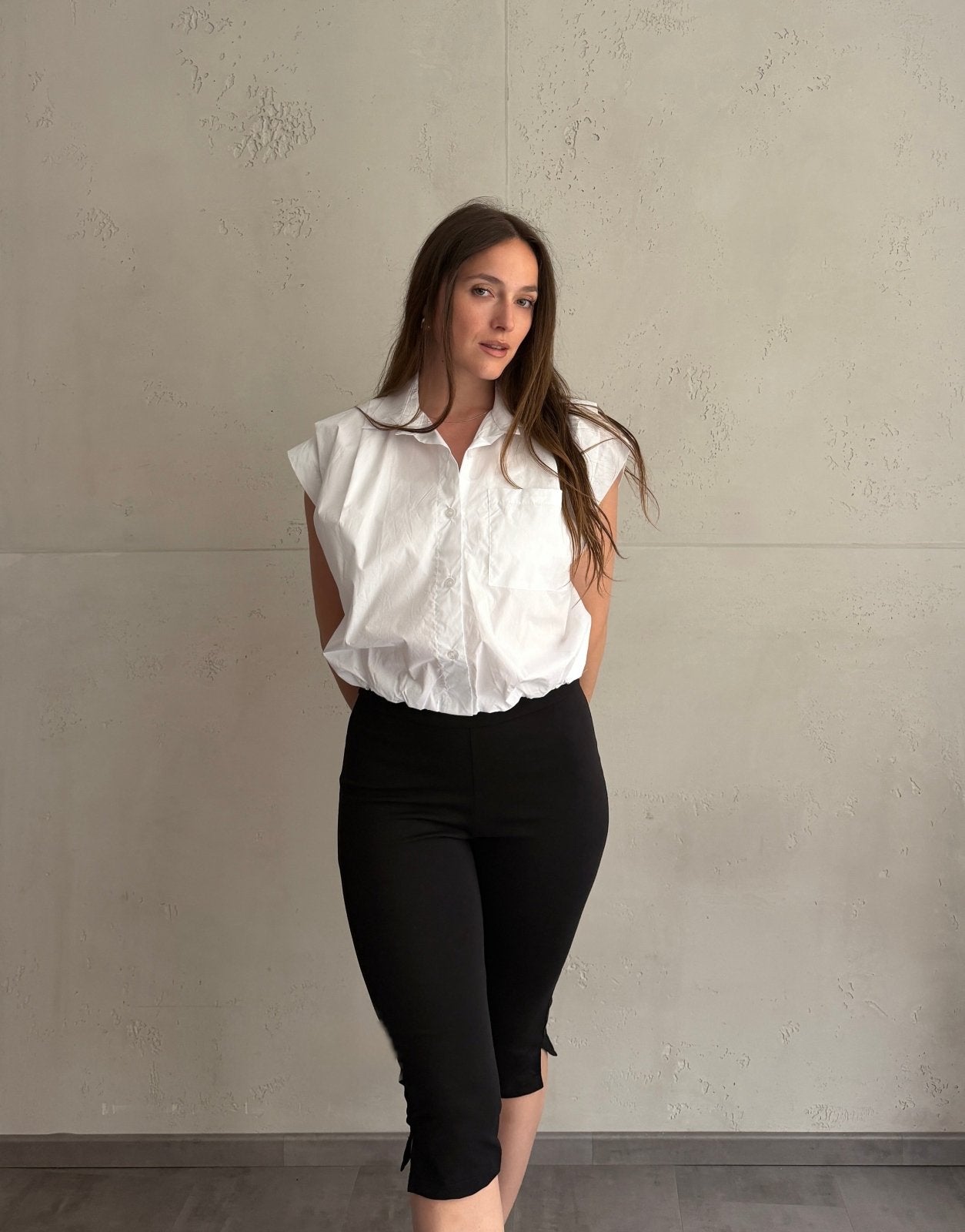 Capri Leggings aus Baumwolle - Switch-Fashion
