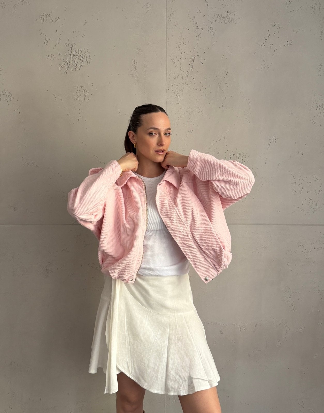 Cord - Bomberjacke im Boxy Style - Switch - Fashion