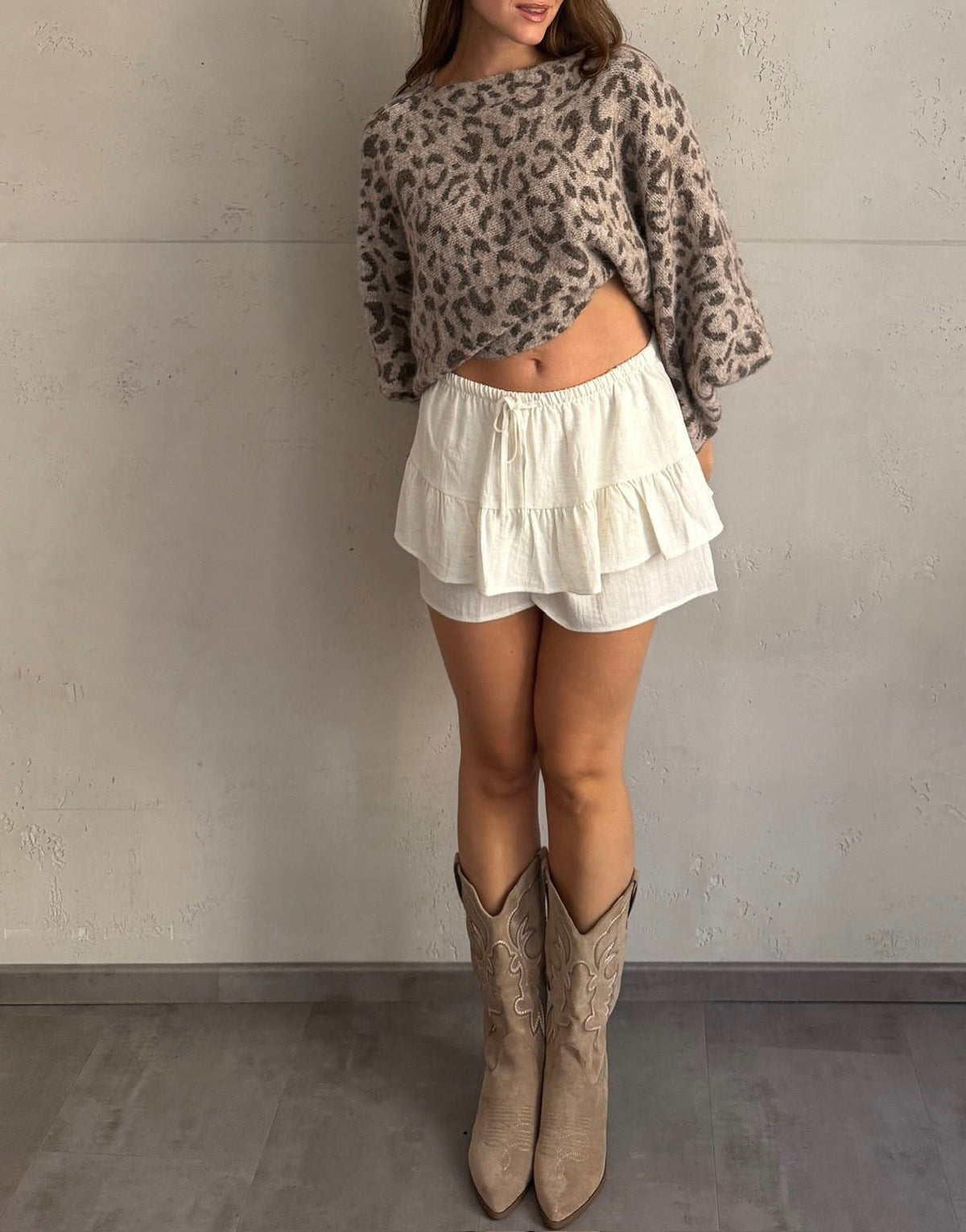 Cowboy Stiefel mit Keilabsatz - Switch-Fashion
