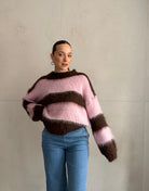 Cozy Vibes: Gestreifter Pullover im Mohair - Look - Switch - Fashion