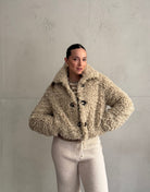 Fake Lammfell Jacke - Switch - Fashion