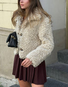 Fake Lammfell Jacke - Switch - Fashion