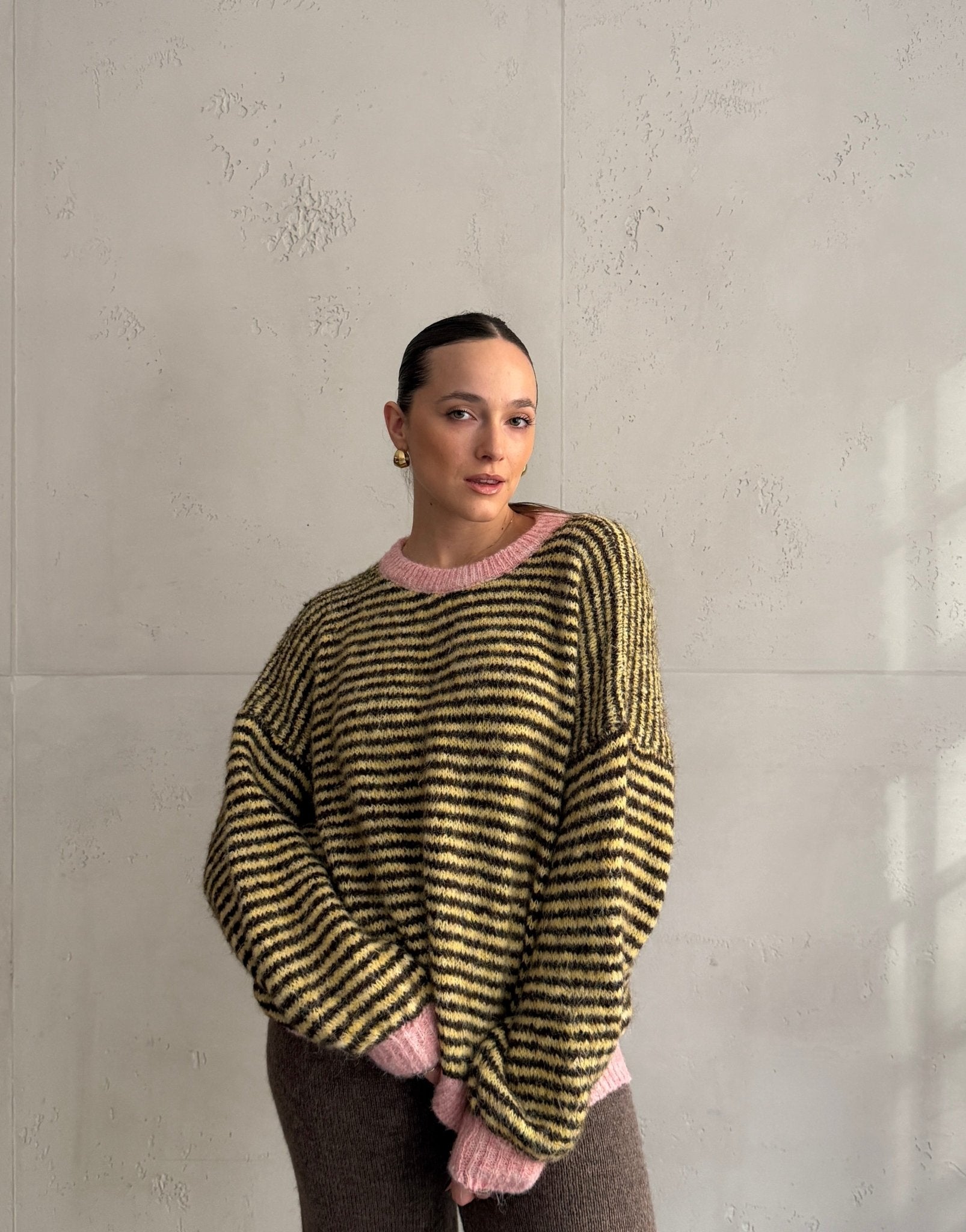 Feingestreifter Pullover - Switch - Fashion