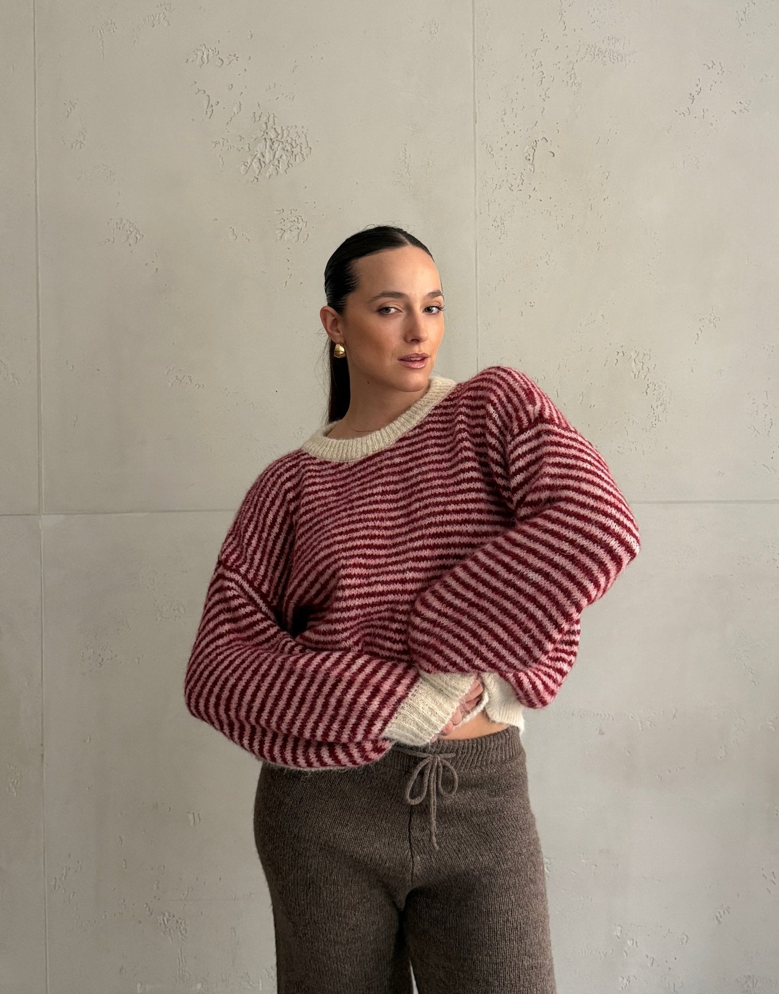 Feingestreifter Pullover - Switch - Fashion