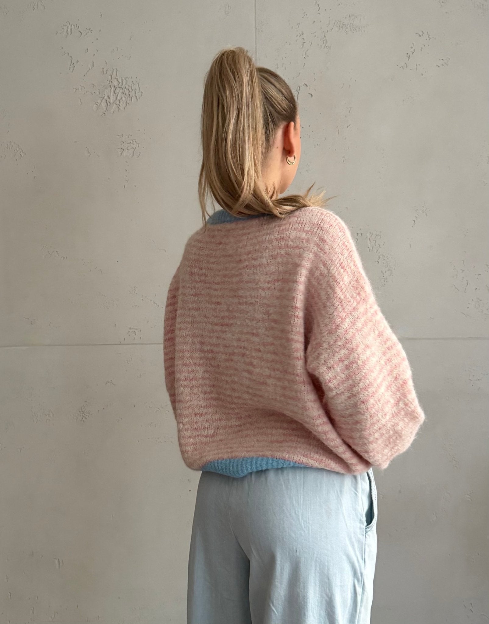 Feingestreifter Pullover - Switch - Fashion