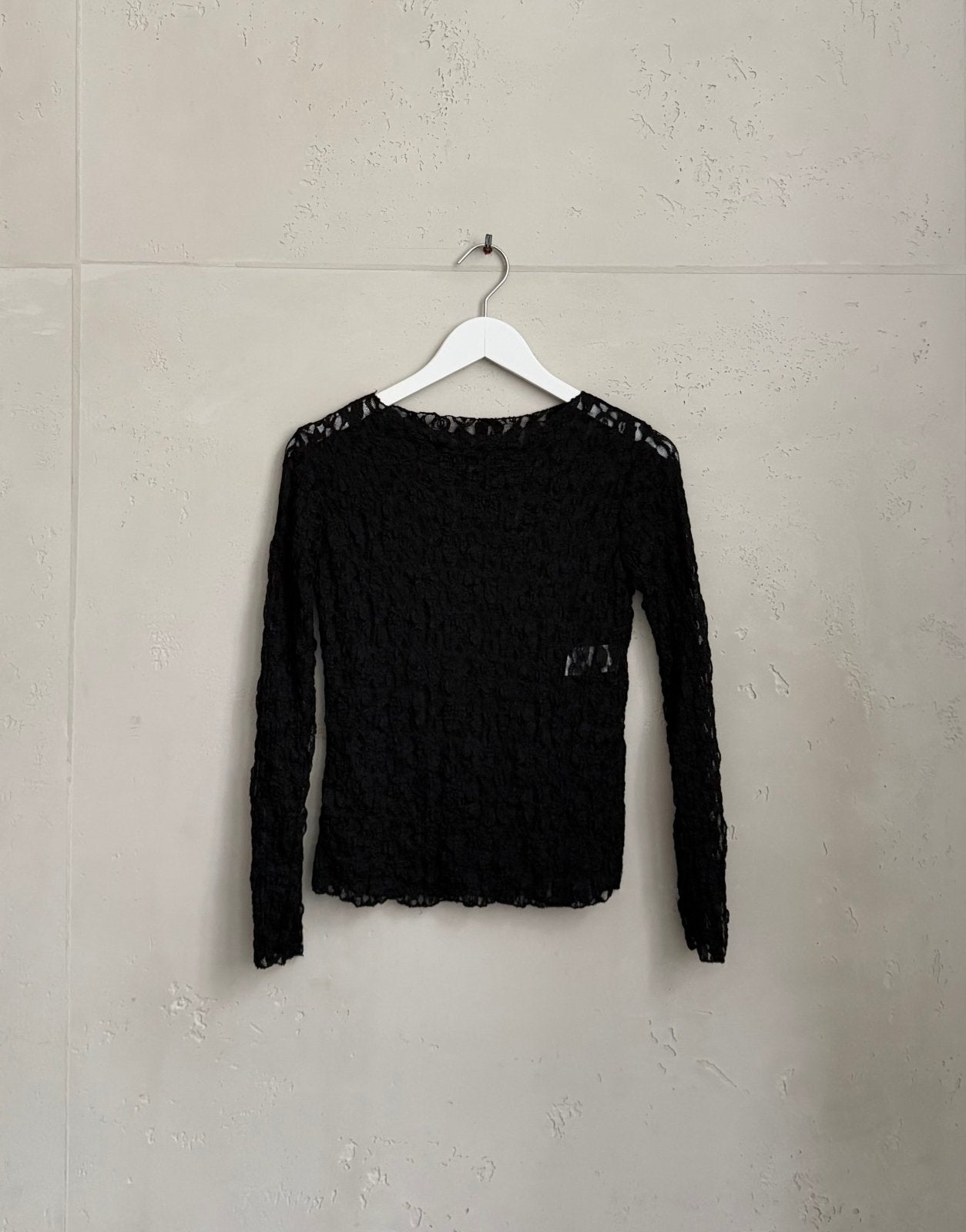 Figurbetontes Langarmshirt aus Spitze (Sheer Look) - Switch - Fashion