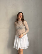 Figurbetontes Langarmshirt aus Spitze (Sheer Look) - Switch - Fashion