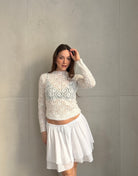 Figurbetontes Langarmshirt aus Spitze (Sheer Look) - Switch - Fashion