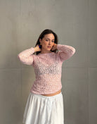 Figurbetontes Langarmshirt aus Spitze (Sheer Look) - Switch - Fashion