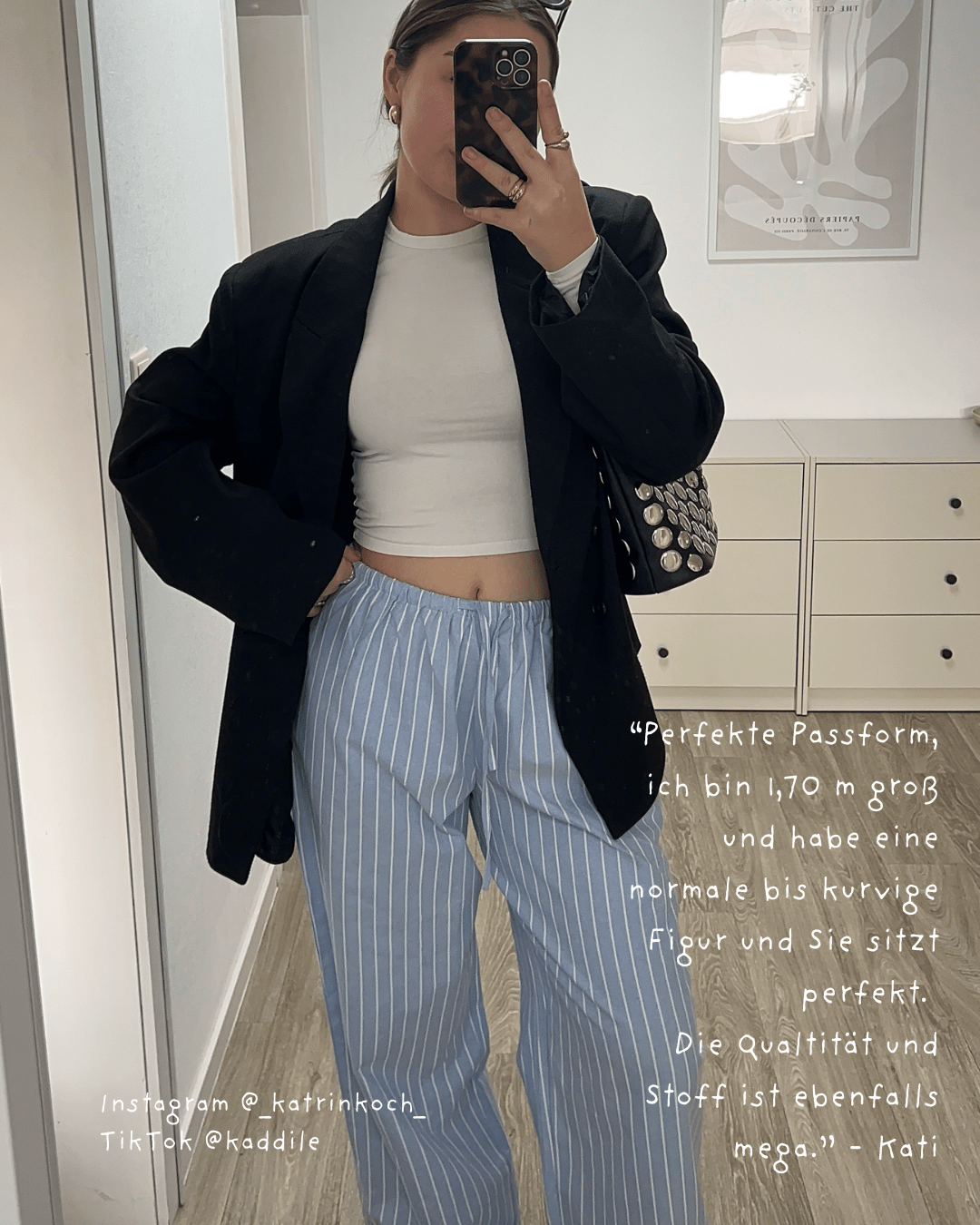 Gemütliche Streifenhose - Switch - Fashion