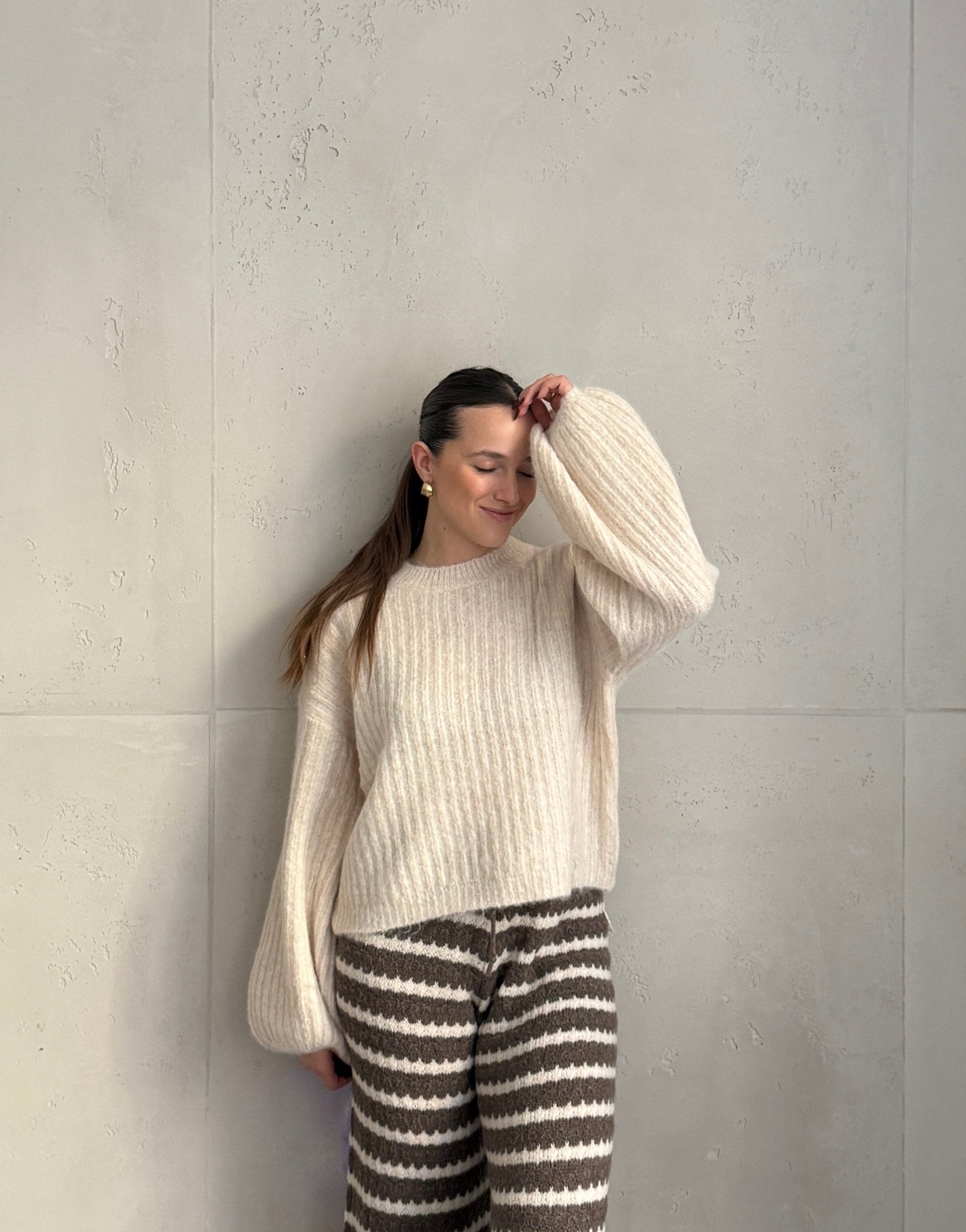 Gerippter Oversize Pullover - Switch - Fashion