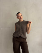 Gerippter Strickpullunder Uni - Switch - Fashion