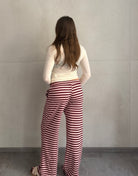 Gestreifte Hose aus Viskose - Switch - Fashion