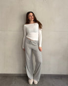 Gestreifte Lounge Pant aus Rayon - Stretch - Switch - Fashion
